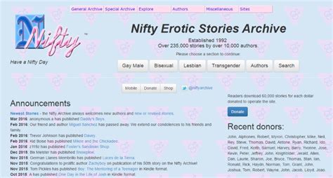 org, is perhaps the net's largest site dedicated to the themes of castration and penectomy. . Nifty arcives